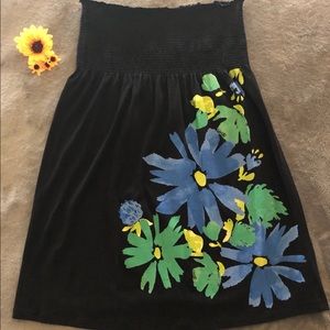 Strapless cute summer dress